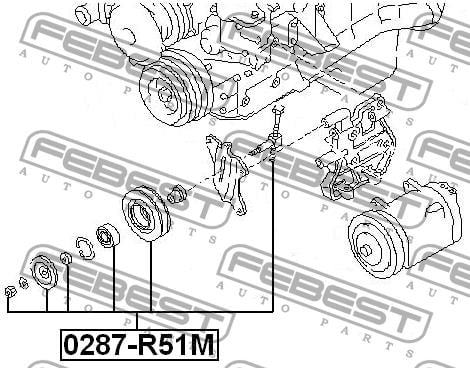 Купить Febest 0287R51M – отличная цена на EXIST.UA!