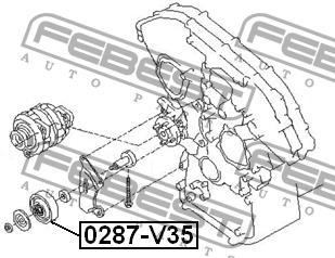 Купить Febest 0287-V35 по низкой цене в Украине!