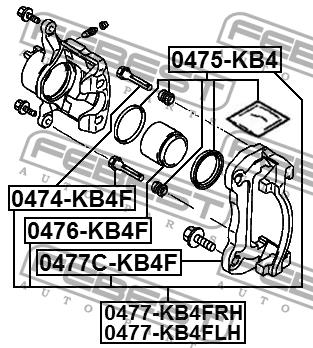 Купить Febest 0477-KB4FRH по низкой цене в Украине!