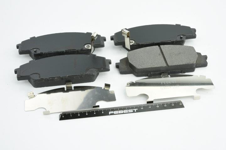Тормозные колодки дисковые, комплект Febest 0301-FD2F