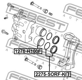 Купить Febest 1276-H100F по низкой цене в Украине!