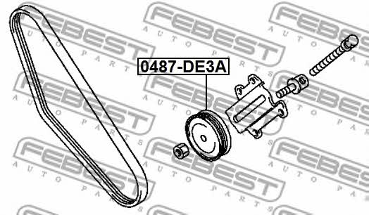 Купить Febest 0487DE3A – отличная цена на EXIST.UA!