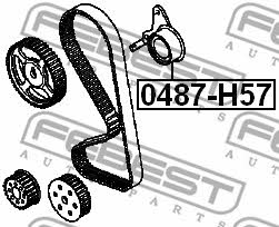 Купить Febest 0487H57 – отличная цена на EXIST.UA!