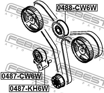 Купить Febest 0487KH6W – отличная цена на EXIST.UA!