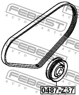 Ролик натяжной Febest 0487-Z37