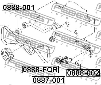 Купить Febest 0888001 – отличная цена на EXIST.UA!