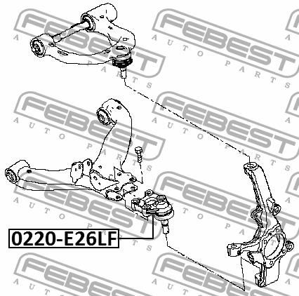 Купить Febest 0220E26LF – отличная цена на EXIST.UA!
