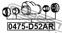 Купить Febest 0475D52AR – отличная цена на EXIST.UA!