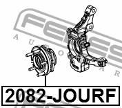 Маточина колеса з підшипником передня Febest 2082-JOURF