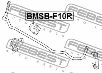 Втулка стабілізатора заднього Febest BMSB-F10R