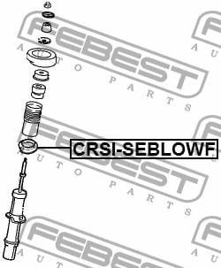 Тарілка пружини підвіски задня Febest CRSI-SEBLOWF