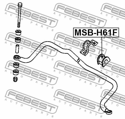 Купить Febest MSBH61W – отличная цена на EXIST.UA!