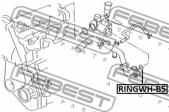 Кольцо уплотнительное Febest RINGWH-B5