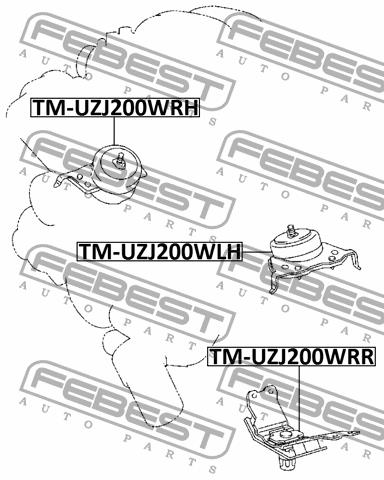 Купить Febest TMUZJ200WRR – отличная цена на EXIST.UA!