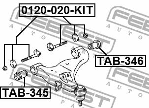 Купить Febest 0129020KIT – отличная цена на EXIST.UA!
