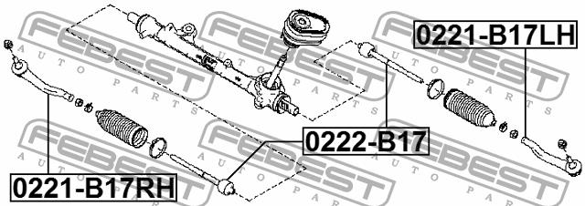 Купить Febest 0221B17RH – отличная цена на EXIST.UA!