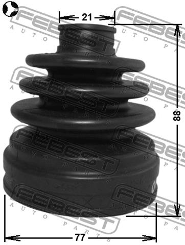 Купить Febest 0415CU4WT – отличная цена на EXIST.UA!