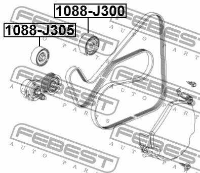 Купить Febest 1088J300 – отличная цена на EXIST.UA!