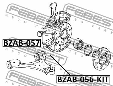 Сайлентблок Febest BZAB-057
