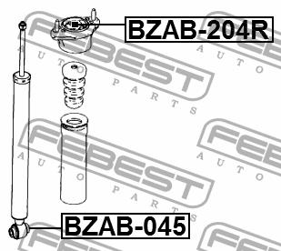 Купити Febest BZAB-204R за низькою ціною в Україні!