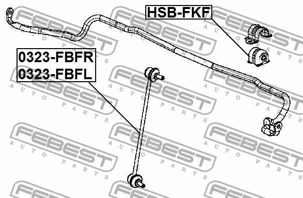 Купить Febest HSBFBF – отличная цена на EXIST.UA!