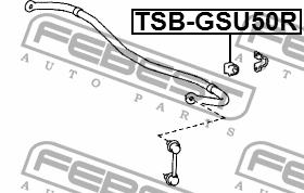 Купить Febest TSBGSU50R – отличная цена на EXIST.UA!