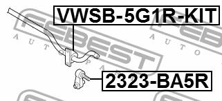 Купити Febest VWSB5G1RKIT – суперціна на EXIST.UA!