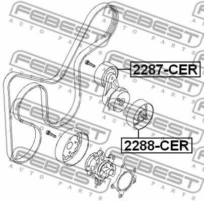 Купить Febest 2287CER – отличная цена на EXIST.UA!