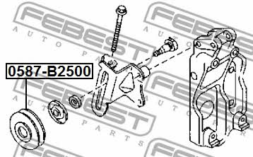 Купити Febest 0587-B2500 за низькою ціною в Україні!