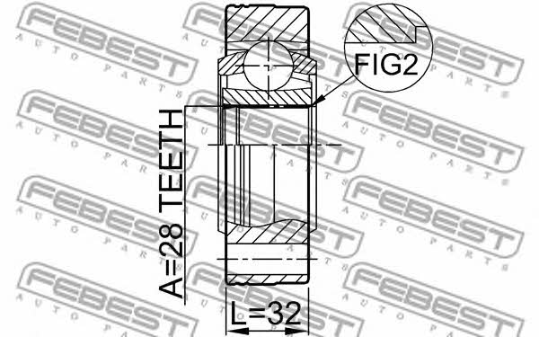 Купить Febest 23118103 – отличная цена на EXIST.UA!