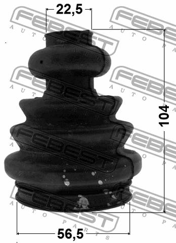 Купити Febest 2315-T5RH за низькою ціною в Україні!