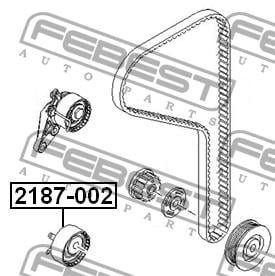 Ролик ремня ГРМ Febest 2187-002
