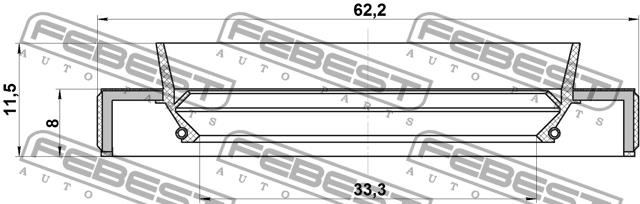 Купить Febest 95HBY35620812R – отличная цена на EXIST.UA!