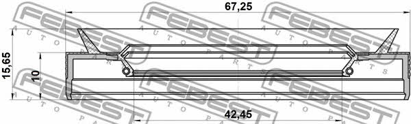 Купить Febest 95PES-44671016C по низкой цене в Украине!