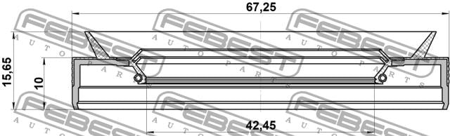 Купить Febest 95PES44671016C – отличная цена на EXIST.UA!