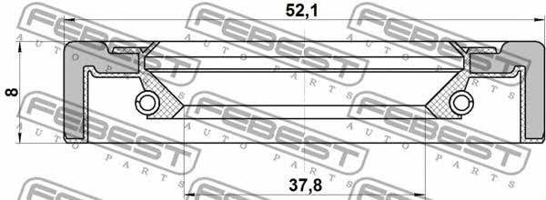 Купить Febest 95GCY39520808X – отличная цена на EXIST.UA!