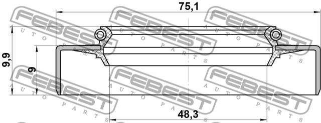 Купить Febest 95GDS-50750910X по низкой цене в Украине!