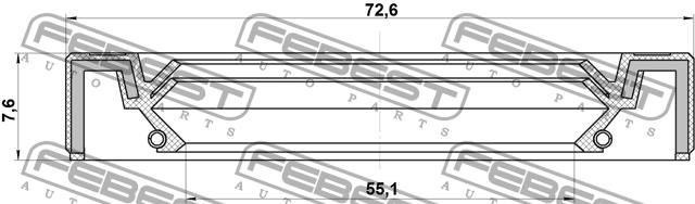 Купить Febest 95IBS57730808X – отличная цена на EXIST.UA!