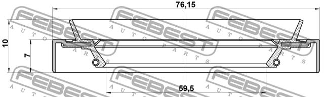 Febest Сальник ступицы колеса передней – цена 288 UAH