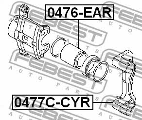 Купить Febest 0477CCYR – отличная цена на EXIST.UA!