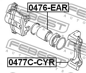 Купить Febest 0477C-CYR по низкой цене в Украине!