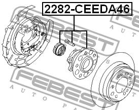 Febest Ступица колеса задняя – цена 3522 UAH