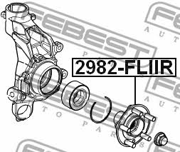 Ступица колеса задняя Febest 2982-FLIIR