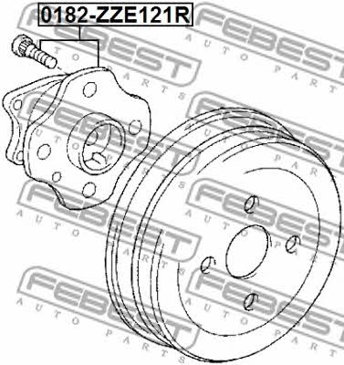 Купить Febest 0182-ZZE121R по низкой цене в Украине!