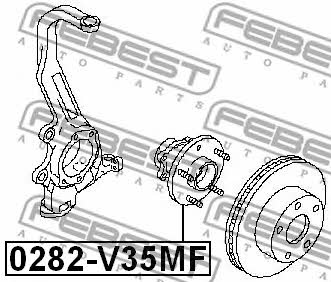 Купити Febest 0282V35MF – суперціна на EXIST.UA!