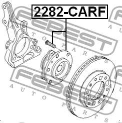 Купить Febest 2282CARF – отличная цена на EXIST.UA!