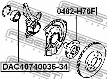 Купити Febest 0482-H76F за низькою ціною в Україні!