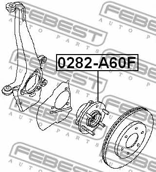 Купить Febest 0282A60F – отличная цена на EXIST.UA!