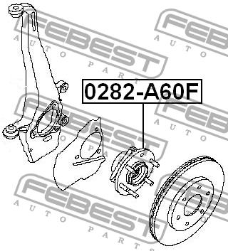 Купить Febest 0282-A60F по низкой цене в Украине!
