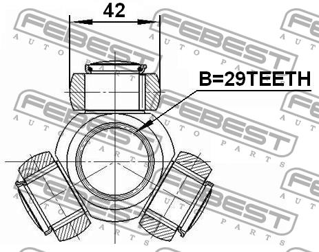 Купить Febest 2516-BOX3 по низкой цене в Украине!